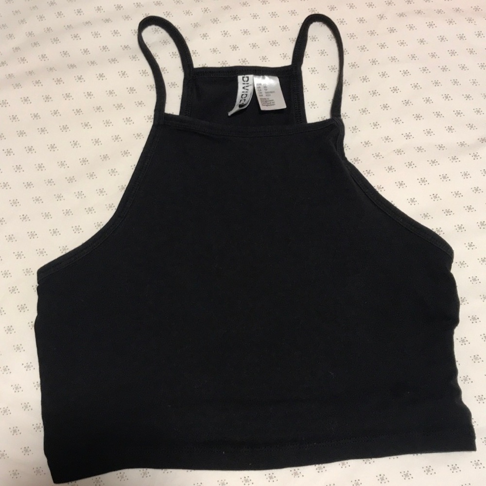 Black Halter Top